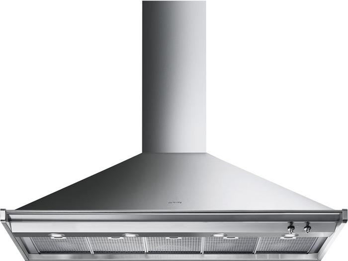 Smeg Classica  KD150XE Decorative wall 150cm Hood Stainless steel