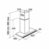 CDA EVP61SS Linear extractor Hood Stainless steel