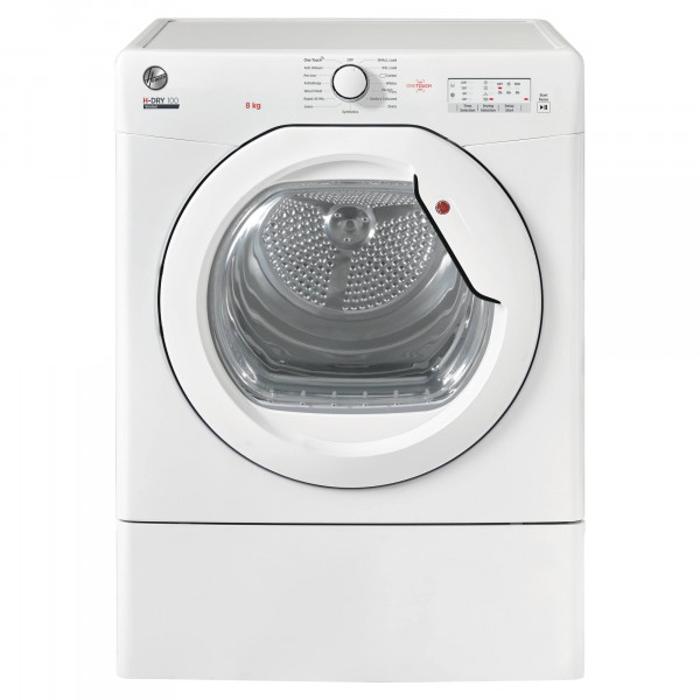 Hoover HLE V8LG-80 8kg Vented Tumble ( HLEV8LG ) Freestanding Dryer White