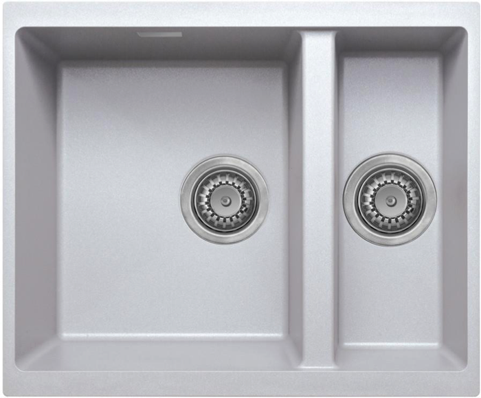 Prima CPR354 GRANITE 1.5 BOWL Undermount Sink White