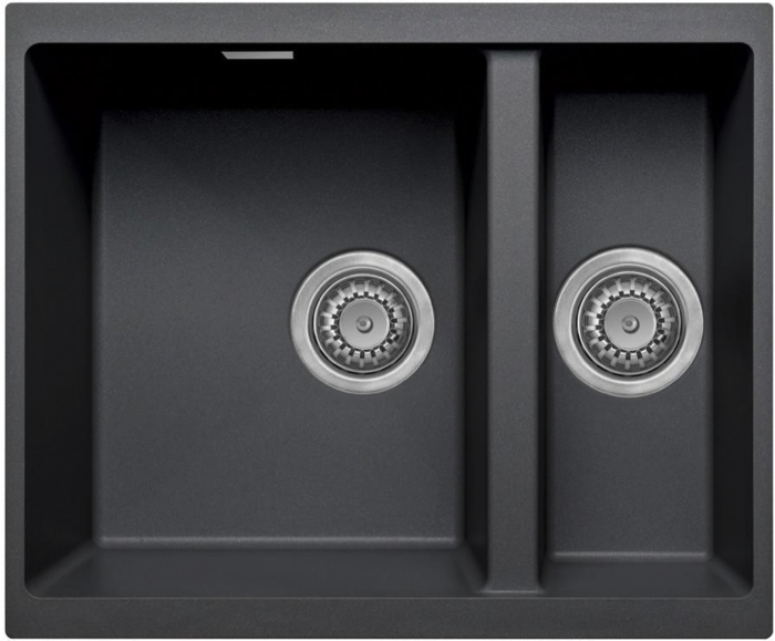Prima CPR353 GRANITE 1.5 BOWL Undermount Sink Black