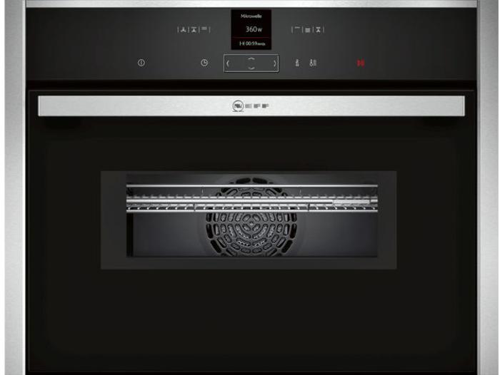 NEFF C17MR02N0B 45 Litres 600W Built-in Microwave Stainless steel