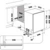 Hotpoint HIE 2B19 UK 13 Place settings ( HIE2B19 ) Integrated Dishwasher Silver