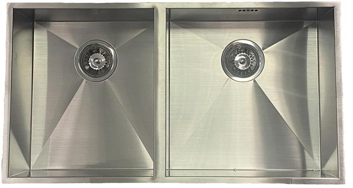 Carysil SQ08 80cm Double Bowl Undermount Sink Stainless steel