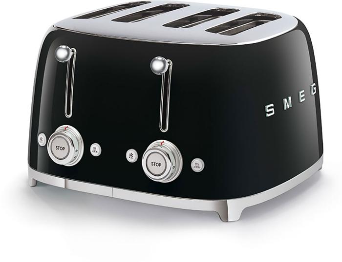 Smeg TSF03BLUK 50's Style Toaster Black