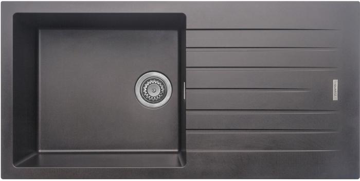 Carysil TD100L Deep Bowl Turin Large Single Bowl Inset Sink Gunmetal