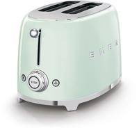 Smeg TSF01PGUK 50's Style 2x2 Toaster Pastel Green
