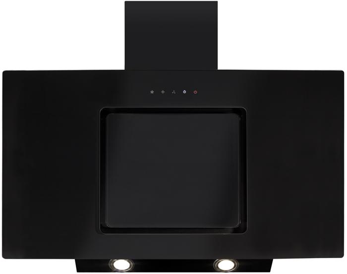 CDA EVA90BL 90cm Angled chimney extractor Hood Black