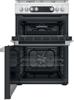 Hotpoint HDM67G9C2CX/U Electric Double Oven Freestanding Dual Fuel Cooker Inox
