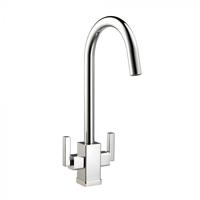 Carysil HS955 Twin Angular Lever Tap Chrome