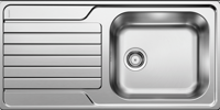 Blanco DINAS XL 6 S Single Bowl (Long Drainer) + Carysil HS605 Single Lever tap ( Sink and Tap ) Stainless Steel / Chrome