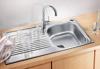 Blanco TIPO 45 S RV CNS NF 86cm Single Bowl Inset Sink Stainless steel