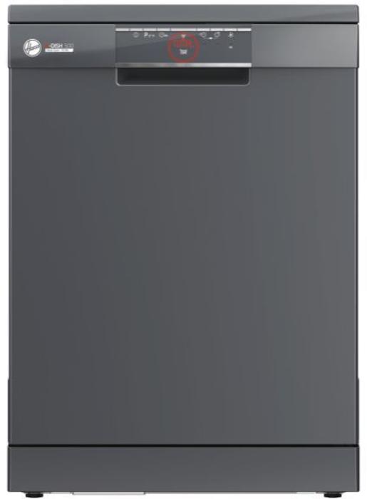 Hoover HSF 5E3DFA1-80 H-DISH 500 60cm 15 Place Settings ( HSF5E3DFA1 ) Freestanding Dishwasher Anthracite