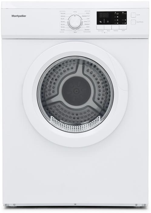 Montpellier MVSD7W  7kg Vented Sensor Tumble Freestanding Dryer White