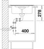 Blanco PLUS 45S ( 220536 ) 1 Bowl Inset Sink Brushed Steel