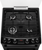 Zanussi ZCG63260BE 60cm Electric Grill 4 x Gas Burner Hob Freestanding Gas Cooker Black
