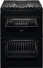 Zanussi ZCG63260BE 60cm Electric Grill 4 x Gas Burner Hob Freestanding Gas Cooker Black