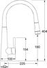 Franke Rolux pull out mixer ROLUXPOCP Tap Chrome