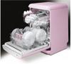 Smeg DF6FABRO 50's Retro Style Freestanding Dishwasher Pink