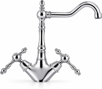 1810 BILANCIOUNO 965i Reversible Single bowl + Baumatic GT157CH Tap ( Sink and Tap ) Stainless steel