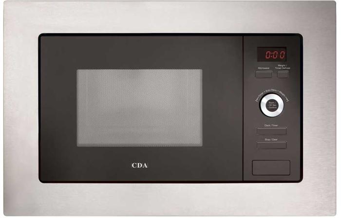CDA VM550SS 700W 17-Litre Slim Depth Built-in Microwave Stainless steel