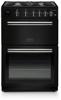 Rangemaster PROPL60NGFBL/C Professional Plus 60 NG ( 128150 ) Freestanding Gas Cooker Black ( Chrome Trim )