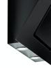CATA UBHH60BK 60cm Eclipse Angles Glass Hood Black