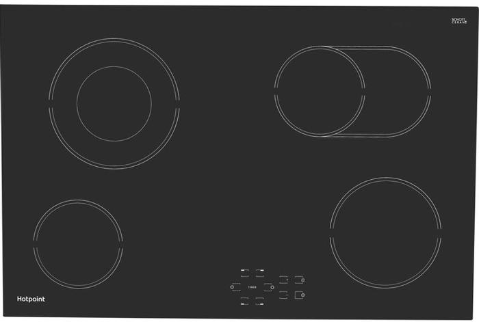 Hotpoint HR 724 B H 70cm 4 Zone ( HR724BH ) ---- BROKEN ---------- Ceramic Hob Black