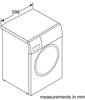 Siemens WM12N202GB iQ300 1200spin 8kg Freestanding Washing Machine White