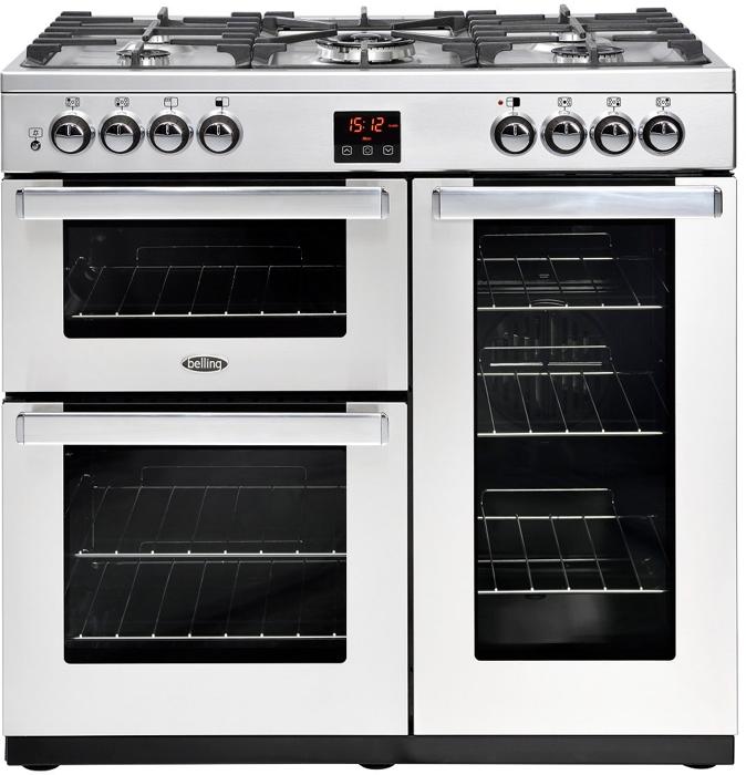 Belling Cookcentre 90G Professional 90cm (444444075) Gas Range Cooker Stainless steel