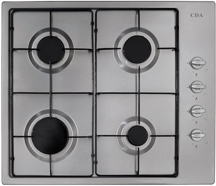 CDA HG6150SS 4 Burner Gas Hob Stainless steel
