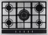 CDA HG7350SS 70cm 5 Burner Cast iron pan supports Gas Hob Stainless steel