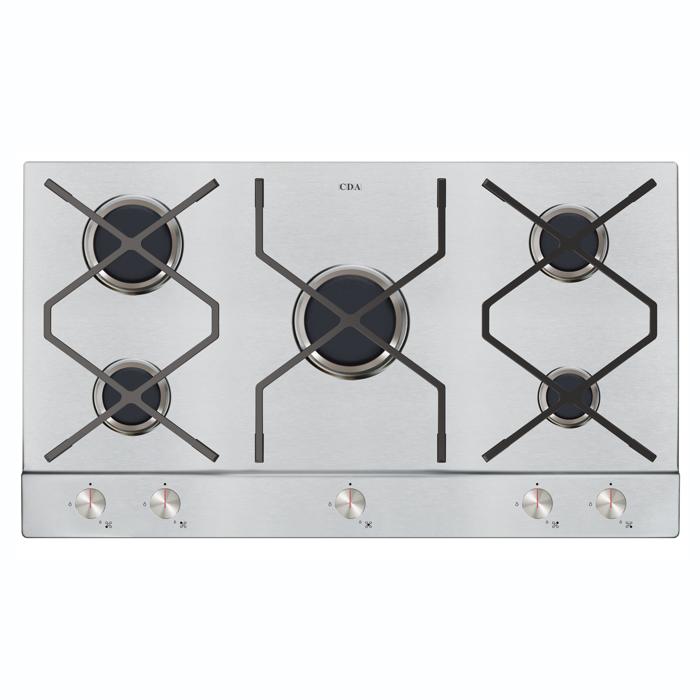 CDA HVG970SS 90cm 5 Burner Gas Hob Stainless steel