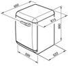 Smeg WMFABP1 Retro 50s Style Freestanding Washing Machine Cream
