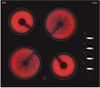 CDA HC6211FR 4 x Zone Ceramic Hob Black
