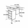 CDA FW381 60cm 96-Litre Under Counter Integrated Freezer White