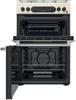 Hotpoint CD67G0C2CJ/UK 60cm Double Oven Freestanding Gas Cooker Jasmine