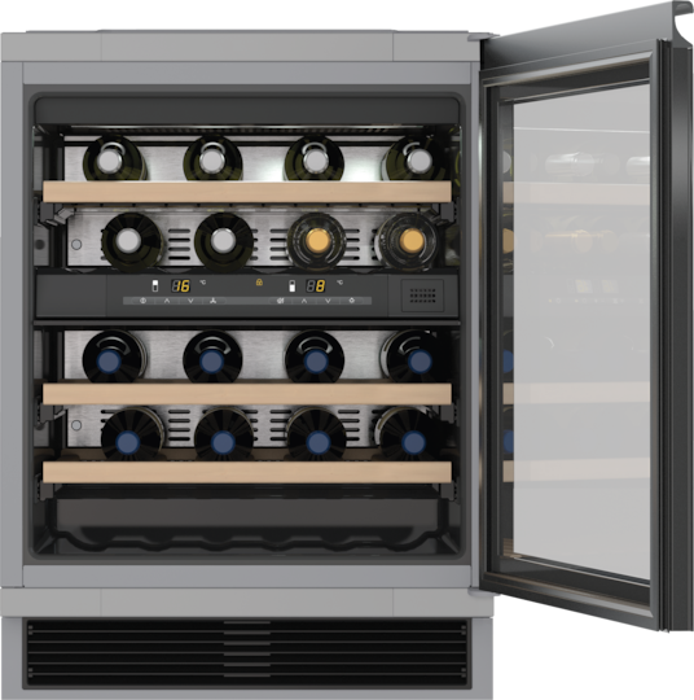 Miele KWT6321UG Built-Under ‘B Rated’ Wine Cooler Clean Steel