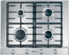 Miele KM2010 65cm, Built-In 4 Burner Gas Hob Clean Steel