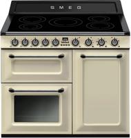 Smeg TR103IP Victoria 100x60cm Induction Range Cooker Cream