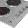 BEKO HIBE64101X 60cm Side Sealed Solid-Plate Electric Hob Stainless steel