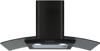 CDA ECP82BL Curved glass extractor Hood Black