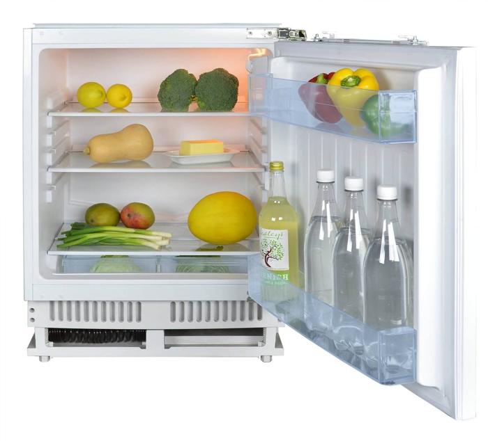 CDA Matrix MFU201 Under Counter Larder Integrated Fridge White