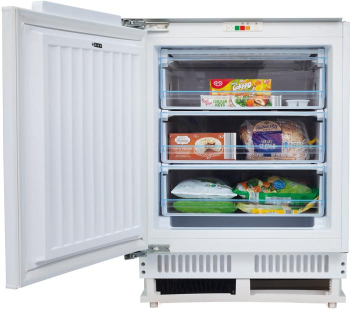 CDA Matrix  MFU801 95-Litres under counter Integrated Freezer White