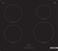 Bosch PUE611BB5E Serie | 4, 60cm Black, surface mount without frame Induction Hob Black