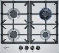 NEFF N70 T26DS59N0 60cm 4 x Burner Gas Hob Stainless steel