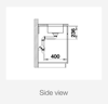 Blanco SUPRA 160-U Undermount Sink Brushed Steel