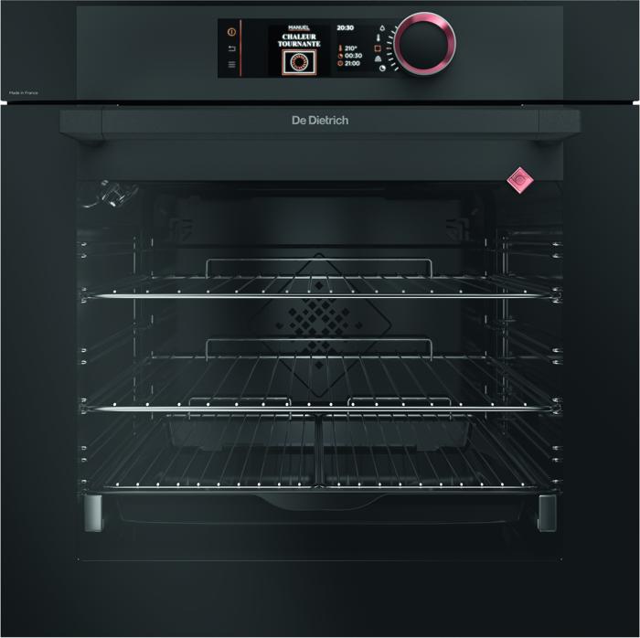DeDietrich DOP8574A Multifunction Pyro Single Oven Built-in Single Electric Oven Absolute Black