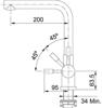 Franke Minerva Mondial Electronic 4-in-1 Tap 119.0599.918 Boiling Water Tap Gunmetal
