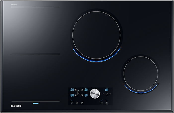 Samsung NZ84T9770EK/EU 4 Zone 80cm Induction Hob Black